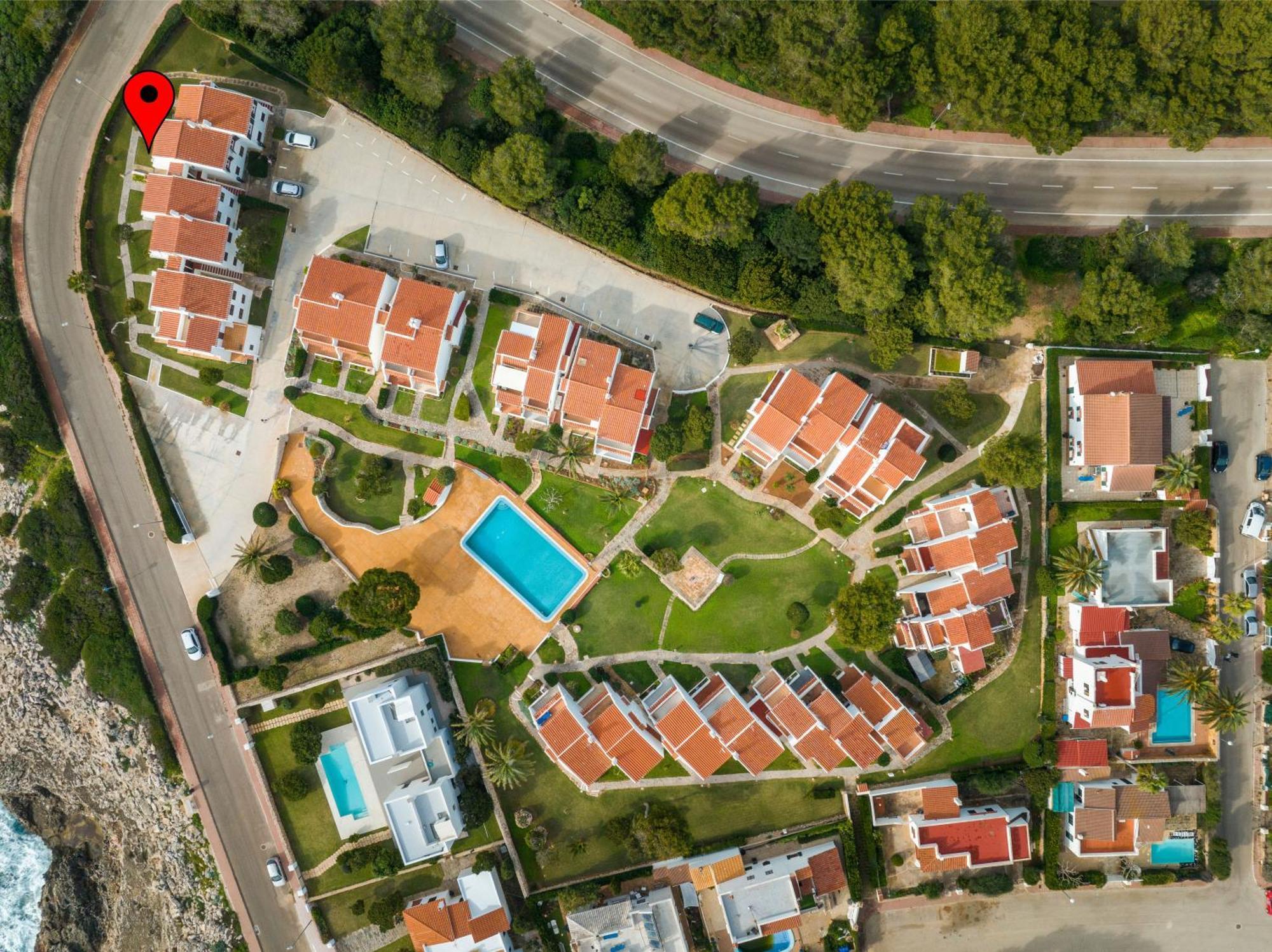 Vista Faro-Apartamento Con Balcon Que Mira Al Mar Cala en Bosch Ngoại thất bức ảnh