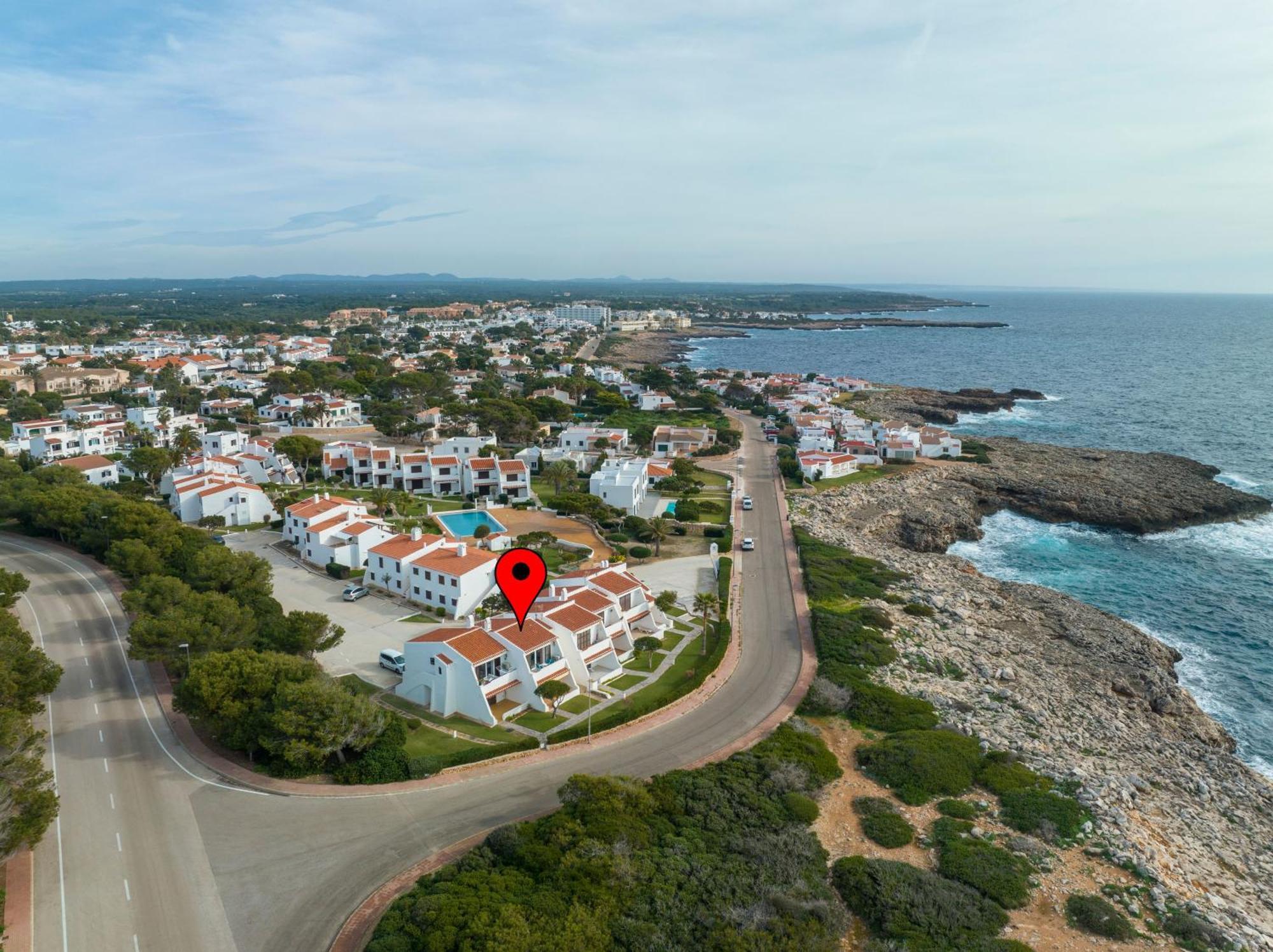 Vista Faro-Apartamento Con Balcon Que Mira Al Mar Cala en Bosch Ngoại thất bức ảnh